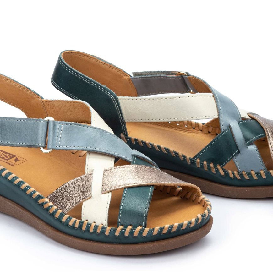 Women's Pikolinos CADAQUES Wedge Sandals Multicolor | NZ CQ1A395